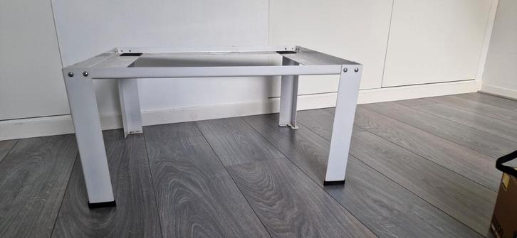 Wasmachine Verhoger wit, Huis en Inrichting, Tafelonderdelen, Gebruikt, Tafelpoot, Minder dan 50 cm, Minder dan 50 cm, Vierkant