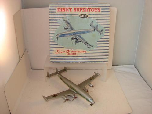 Franse dinky toys 60 c Super G constelation in doos, Hobby en Vrije tijd, Modelauto's | 1:43, Gebruikt, Overige typen, Dinky Toys