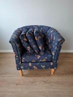 fauteuil stoel met drie kussens, Ophalen, Gebruikt, Minder dan 75 cm, Stof