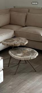 Salon tafels, Huis en Inrichting, Tafels | Salontafels, Ophalen, 50 tot 100 cm, 50 tot 75 cm, Rond