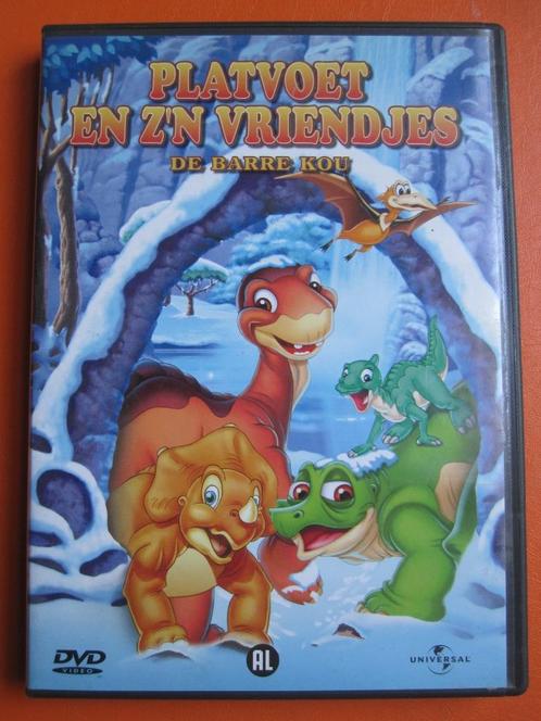 Platvoet en z'n vriendjes - De barre kou, Cd's en Dvd's, Dvd's | Tekenfilms en Animatie, Zo goed als nieuw, Amerikaans, Tekenfilm