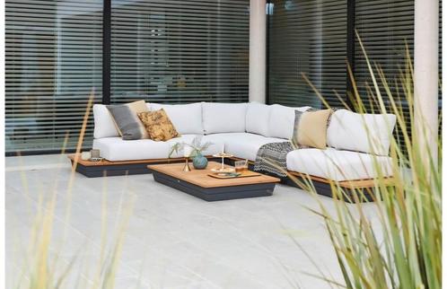 SUNS Java antraciet tuintafel salontafel nieuw in doos, Tuin en Terras, Tuinmeubel-accessoires, Nieuw, Ophalen