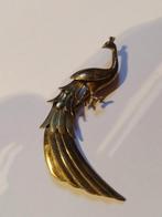 Mooie oude pauwen broche, Ophalen of Verzenden, Overige materialen, Broche