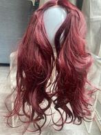 Pruik donkerrood haar nieuw lang, Ophalen of Verzenden, Nieuw, Pruik of Haarverlenging