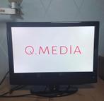 Televisie - Q.Media met ingebouwde DVD speler, Overige merken, Gebruikt, 50 Hz, LCD