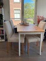 Ikea dining table (125 x 75) and 3 chairs -, Huis en Inrichting, Tafels | Eettafels, Ophalen, 100 tot 150 cm, 50 tot 100 cm, Zo goed als nieuw