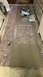 Stenen composiet  keuken blad  met wasbak nieuw, Huis en Inrichting, Ophalen of Verzenden, Zo goed als nieuw, Minder dan 100 cm