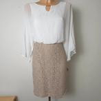 Comma, Comma jurk 34, Kleding | Dames, Jurken, Verzenden, Wit, Second Glow, Comma
