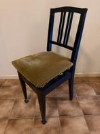 Piano stoel art deco., Ophalen, Zwart