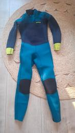 Olaian Decathlon Neopreen Fullsuit - Blauw/Groen 143-152, Gebruikt, Ophalen of Verzenden, Dame of Heer, Wetsuit