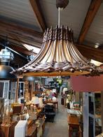 Vintage rieten hanglamp, Ophalen, Gebruikt