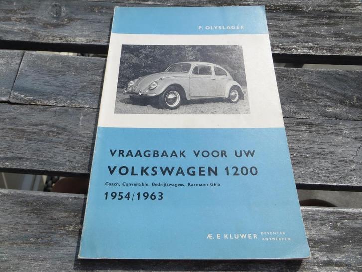 Vraagbaak Volkswagen 1200, Kever, Karmann Ghia, Transporter, Auto diversen, Handleidingen en Instructieboekjes, Ophalen of Verzenden