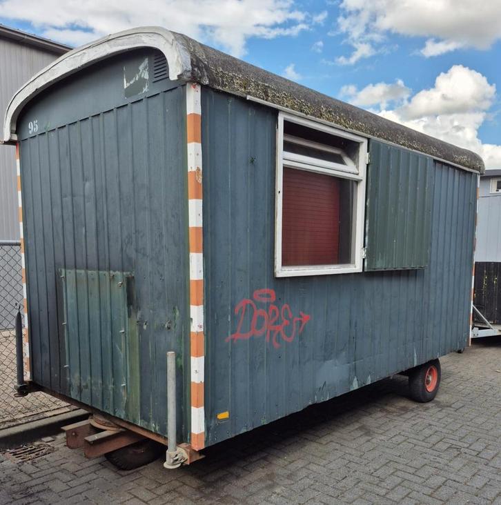 Leuke schaftwagen/tinyhouse/ atelier, Doe-het-zelf en Verbouw, Bouwketen en Schaftketen, Gebruikt, Ophalen