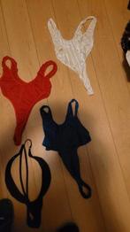 Stringbodys en stringbadpakken, Ophalen of Verzenden, Zo goed als nieuw, Geel, Badpak