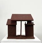 Theo Niermeijer, prachtig ijzen beeld, huisje in balans, Ophalen