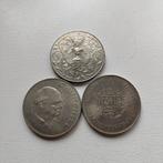 Groot Brittannië 5 shilling 1965 en 25 pence 1972 en 1977, Ophalen of Verzenden, Overige landen