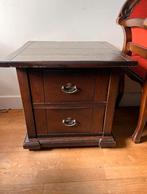 Ouderwets massief houten nachtkastje, Ophalen, Gebruikt, Minder dan 45 cm, Minder dan 55 cm