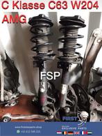 W204 C63 AMG veerpoot compleet Mercedes C Klasse schokbreker, Gebruikt, -, Ophalen of Verzenden, -