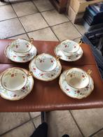 5 Vroeg Royal Albert theekop en schotel 1920 zonder naam, Antiek en Kunst, Antiek | Servies compleet, Verzenden