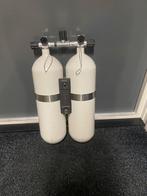 Stalen dubbelset, Ophalen, Zo goed als nieuw, Duikfles