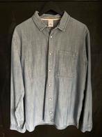 Stoere jeans blouse van WON HUNDRED., Kleding | Heren, Blauw, Ophalen of Verzenden, Zo goed als nieuw, Halswijdte 41/42 (L)