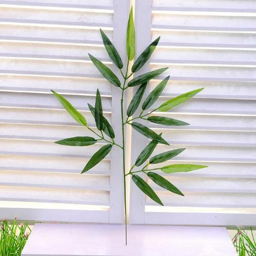 50 Bamboe Takken / Bladeren Nep Kunstplant Bloem Sier Bamboo, Huis en Inrichting, Woonaccessoires | Kunstplanten en Kunstbloemen