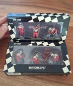 1:43 Schaalmodel Toyota Pit Crew Minichamps, Ophalen of Verzenden, Zo goed als nieuw, Rood, Hardcase