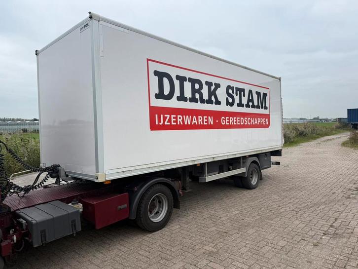 BE oplegger opbouw met dhollandia klep van het merk KUIPER, Auto diversen, Aanhangers en Bagagewagens, Zo goed als nieuw, Ophalen