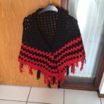 gehaakte  wollen omslagdoek, sjaal met franje, Ophalen, Nieuw, Maat 42/44 (L), Pashmina