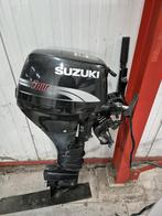 Suzuki 15 pk Langstaart elektrische start., Watersport en Boten, Buiten- en Binnenboordmotoren, Benzine, Elektrische start, Gebruikt