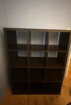 Zwarte IKEA Kallax vakkenkast - Zo goed als nieuw!, Huis en Inrichting, Kasten | Boekenkasten, Ophalen, 100 tot 150 cm, Zo goed als nieuw