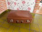 Vintage retro koffer, Sieraden, Tassen en Uiterlijk, Ophalen of Verzenden, Zo goed als nieuw, Leer