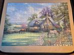 Puzzel Schmidt Thomas Kinkade 59692 a perfect summer day, Ophalen of Verzenden, 500 t/m 1500 stukjes, Gebruikt, Legpuzzel