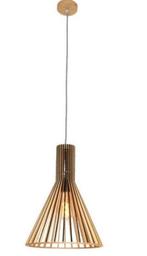 Smukt Hanglamp  Ø30cm E27 Hout, Huis en Inrichting, Lampen | Hanglampen, Minder dan 50 cm, Nieuw, Metaal, Ophalen of Verzenden