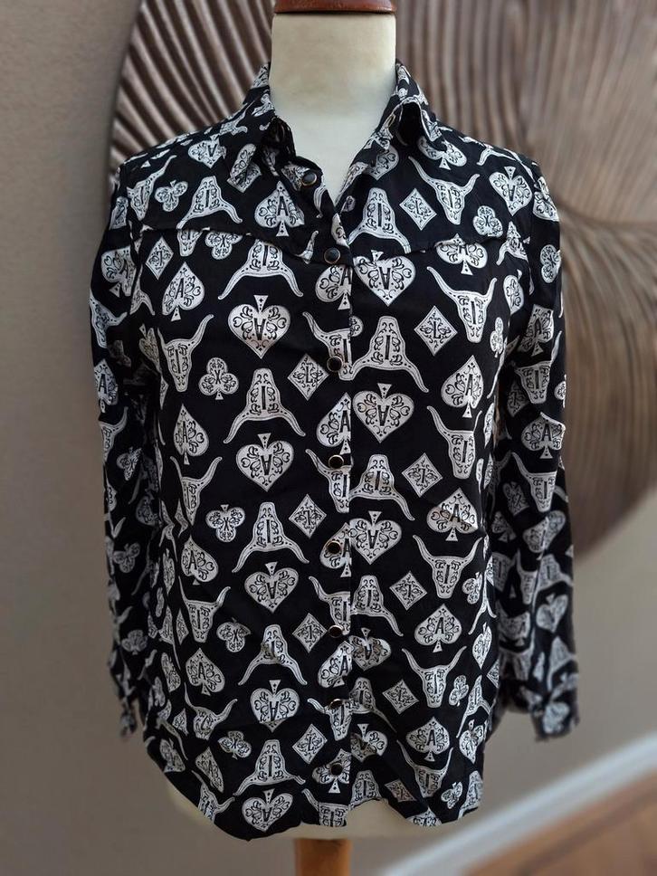 Zgan, prachtige blouse Alix The Label, XS/S, Kleding | Dames, Blouses en Tunieken, Zo goed als nieuw, Maat 34 (XS) of kleiner