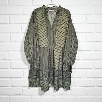 Only Jurk Maat 42 Khaki Zwart Keffiyeh Print Mini Soul beschikbaar voor biedingen