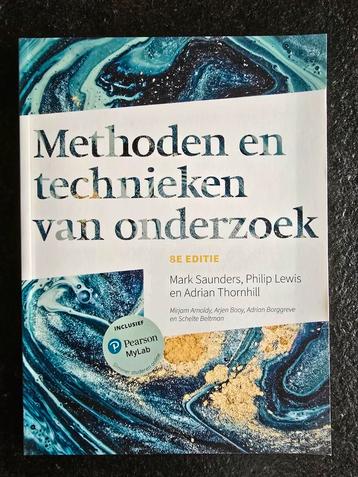 Mark Saunders - Methoden en technieken van onderzoek beschikbaar voor biedingen