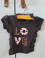 Dirkje donkergrijs shirt met korte mouwen maat 62, Meisje, Dirkje, Ophalen of Verzenden, Zo goed als nieuw