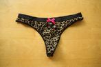 NIEUWE bruine string maat L panterprint (met kaartje), Verzenden, Bruin, String