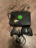 Originele Xbox met 2 controllers, Spelcomputers en Games, Spelcomputers | Xbox Original, Ophalen, Gebruikt, Met 2 controllers