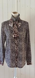Mooie blouse met striksjaal, TYPICAL JILL        mt. L, Typical Jill, Verzenden, Zo goed als nieuw, Maat 42/44 (L)