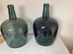 2 glasgeblazen decoratie vazen, Huis en Inrichting, Woonaccessoires | Vazen, Ophalen, Gebruikt, Blauw, Glas
