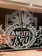 Amstel 1870 spiegel 46 x 34 cm, Verzamelen, Biermerken, Ophalen of Verzenden, Nieuw, Reclamebord, Plaat of Schild, Amstel