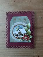 Stans kaart opleg met 3d plaatje kerst, Ophalen of Verzenden, Nieuw, Kerst