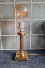 Vintage messing lamp, Ophalen of Verzenden