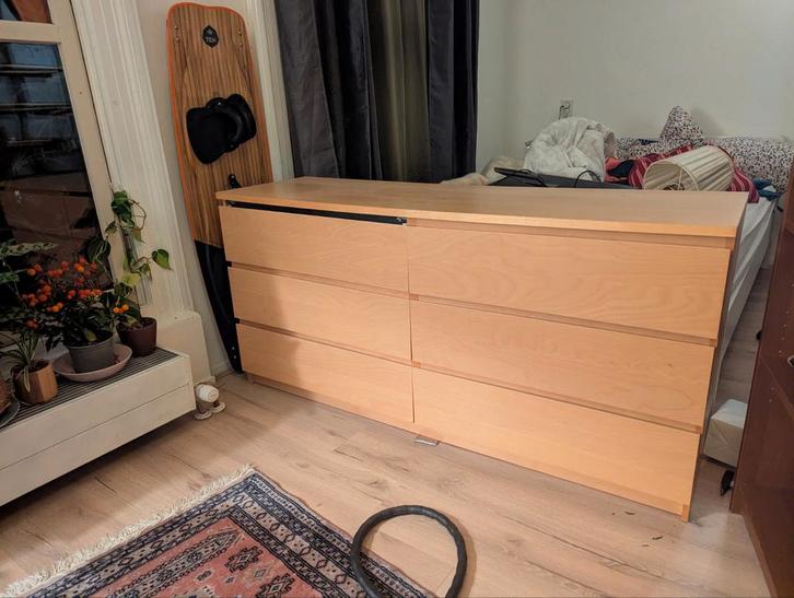 IKEA Malm ladekast (6 lades), Huis en Inrichting, Kasten | Dressoirs, Ophalen