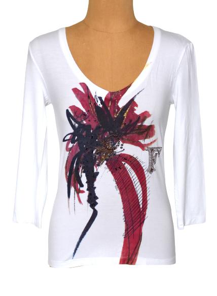 Nieuw Ferre Milano top, shirt, wit, Mt. S, Verzenden, Wit, Nieuw, Ferre Milano