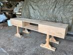 Zwevend kast dressoir massief eiken, Huis en Inrichting, Kasten | Dressoirs, Ophalen, Zo goed als nieuw, 25 tot 50 cm