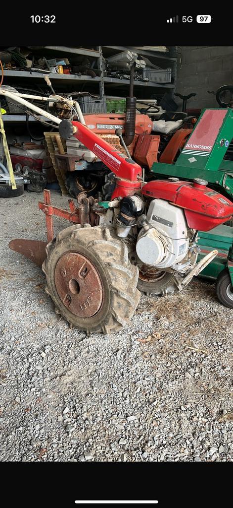 Iseki Tuinfrees met ploeg kc450f, Tuin en Terras, Hand-tuingereedschap, Ophalen of Verzenden
