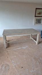 Houten Eettafel - Rechthoekig, Ophalen, Gebruikt, 200 cm of meer, 50 tot 100 cm